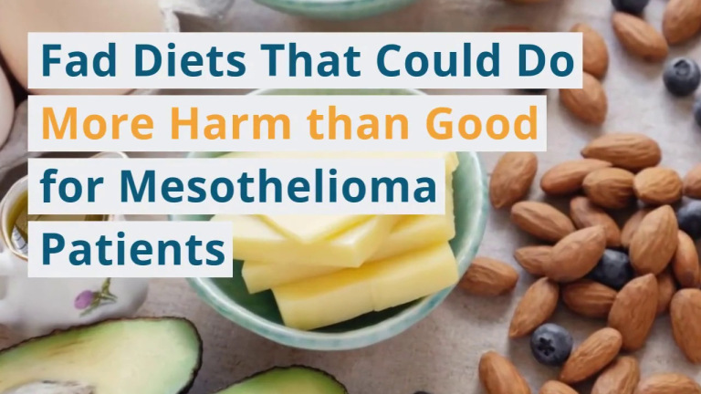 Three Fad Diets Bad for Mesothelioma Patients