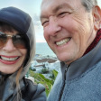 Maryla and Terry Latham take an outdoor selfie.