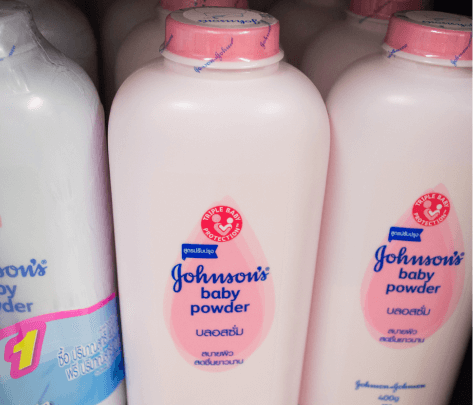 Johnson's Baby Powder bottles