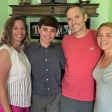 Mesothelioma survivor Doug Thomas with his family