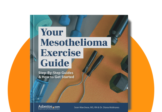 Cover view of the Exercise Guide for Mesothelioma