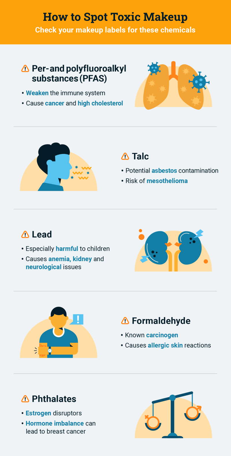 How to identify toxic makeup and cosmetics