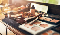 Many brands of makeup contain talc.