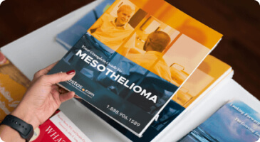 Mesothelioma Packet close up.